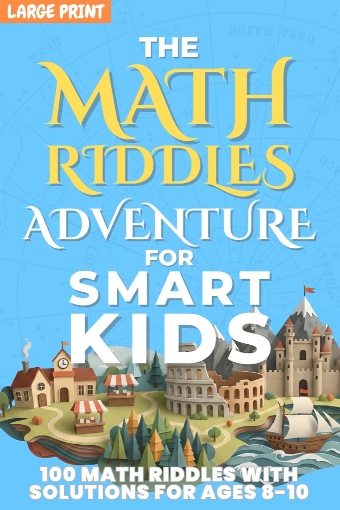 Cover of Math Riddles Adventure for Smart Kids